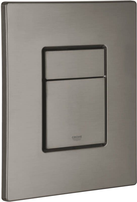 Grohe Skate Cosmopolitan Bedieningspaneel DualFlush Horizontaal Verticaal Kunststof Geborsteld Hard Graphite 38732AL0 - Foto 2