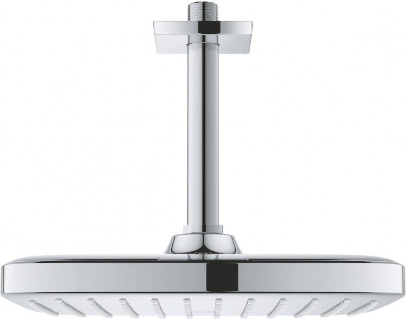 GROHE PROFESSIONAL Grohe Tempesta 250 Cube hoofddoucheset plafond 142 mm 1 straalsoort chroom
