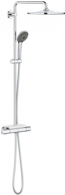 Grohe Vitalio Joy Regendoucheset Opbouw hoofddouche 31cm handdouche rond zeepschaal chroom 26401001