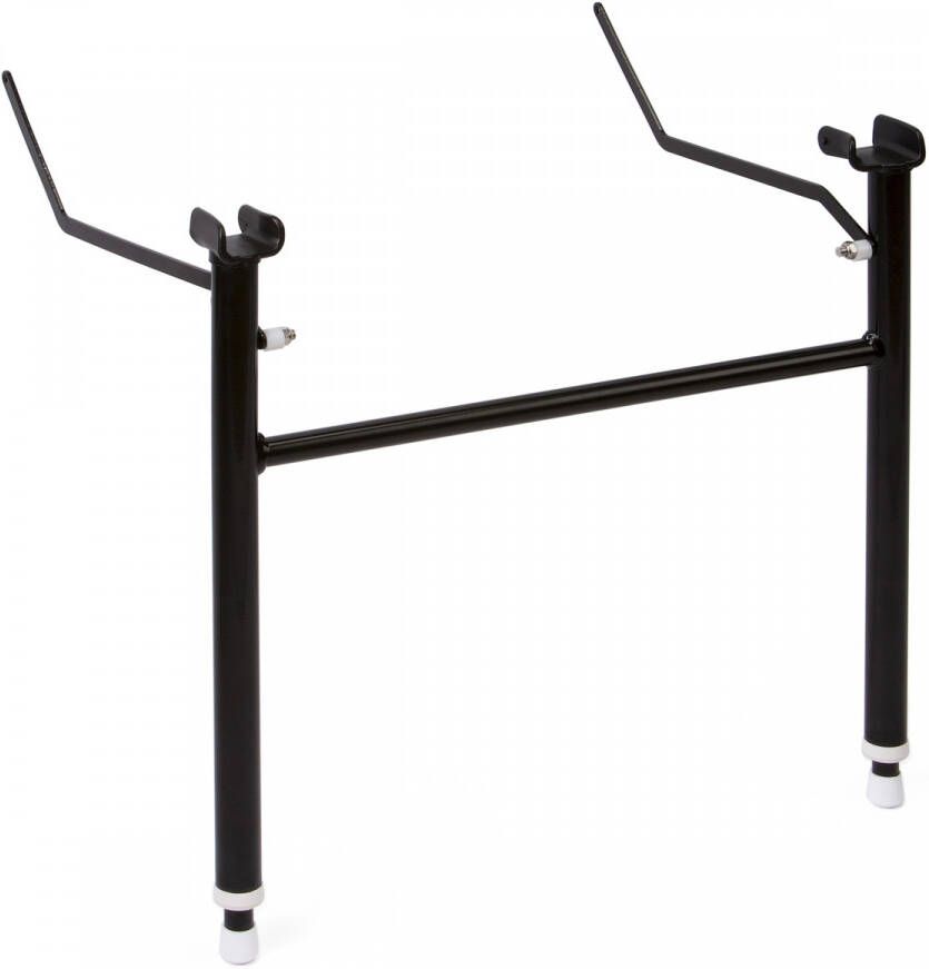 Linido dubbele hulppootset voor ergonomische douchezitting zithoogte 42 57cm antraciet