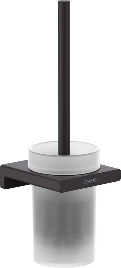 Hansgrohe AddStoris toiletborstel met wandhouder 10 5x12x34 2cm mat zwart