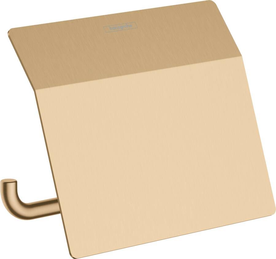 Hansgrohe AddStoris Closetrolhouder met klep 15 3x11 6x8 6 cm Brushed Bronze