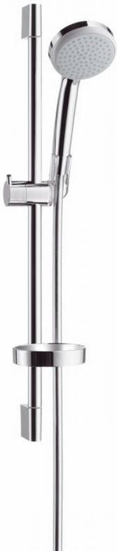 Hansgrohe Unica C glijstangset met handdouche Croma 100 Vario 65cm 9.4l min chroom 27776000 - Foto 1