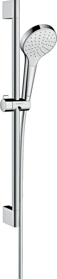 Hansgrohe Croma Select S doucheset 1jet met Unica'Croma glijstang 65 cm wit chroom - Foto 1