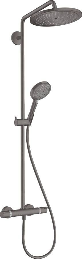 Hansgrohe Croma select Regendoucheset thermostaat air 1jet croma 280 hoofddouche handdouche 3 standen brushed bronze 26890140