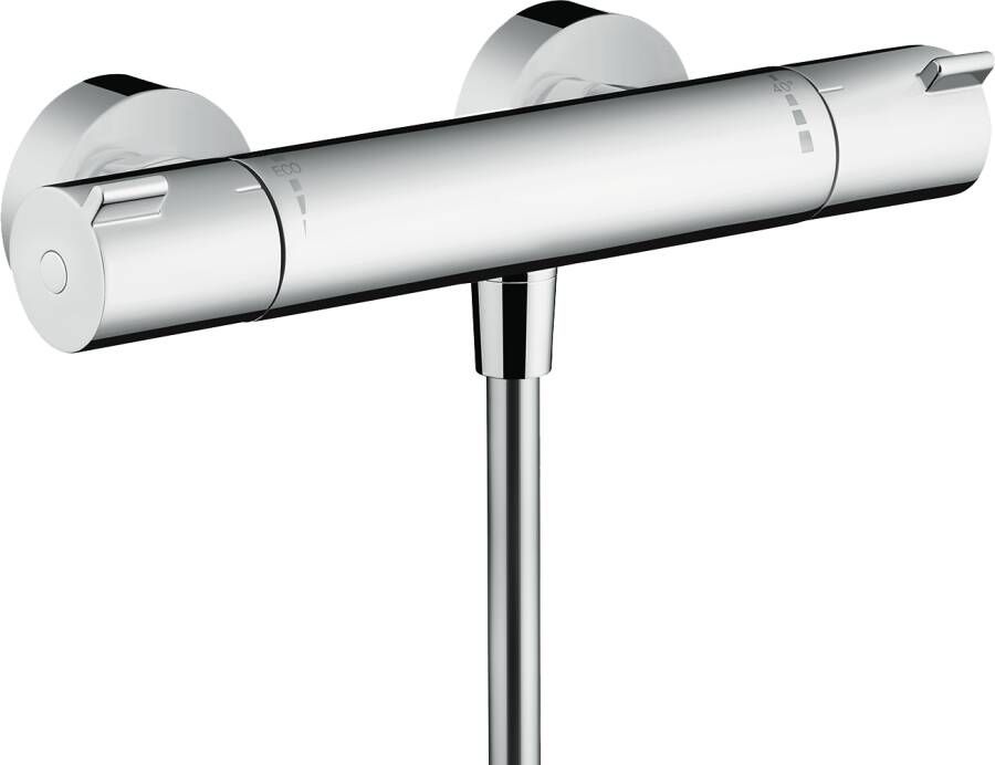 HANS GROHE Hansgrohe Ecostat 1001 CL Douchethermostaatkraan opbouw tweegreeps 150mm met S-koppelingen chroom