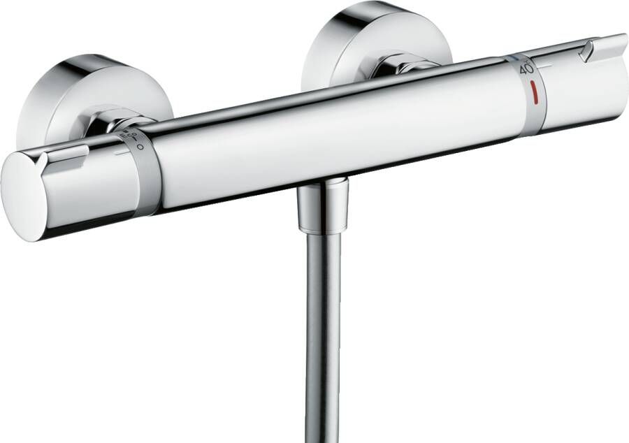 HANS GROHE Hansgrohe Ecostat Comfort douchethermostaatkraan opbouw tweegreeps 150mm met S-koppelingen chroom