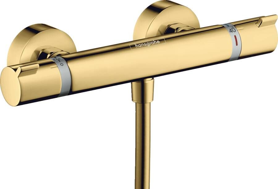 Hansgrohe Ecostat Comfort douchekraan thermostatisch met koppelingen polished gold 13116990
