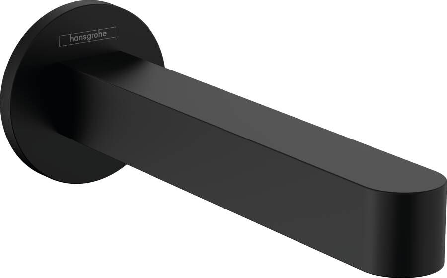 Hansgrohe Finoris baduitloop 174mm mat zwart 76410670
