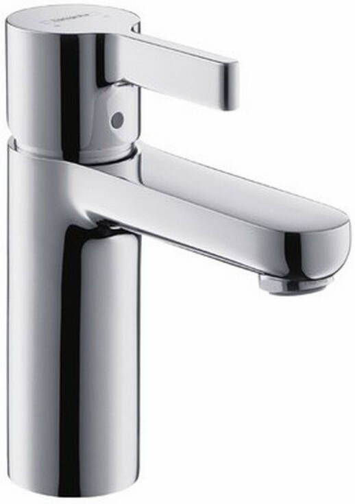 Hansgrohe Metris S LowFlow wastafelmengkraan (opbouw) chroom. glans voorsprong uitloop 108mm aantal grepen eengreeps