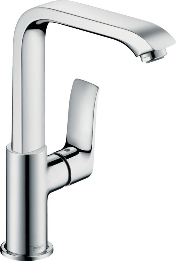 Hansgrohe Metris ééngreeps wastafelmengkraan 230 draaibare uitloop en afvoerplug chroom