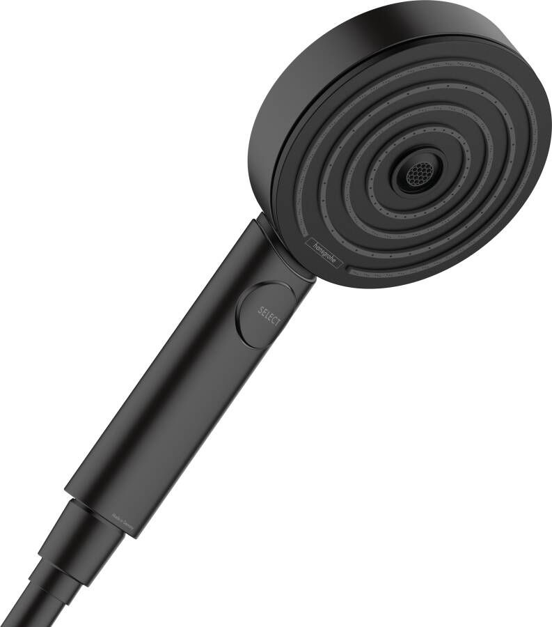 Hansgrohe Pulsify handdouche 10.5 cm 3 straalsoorten activation ecosmartsmart mat zwart
