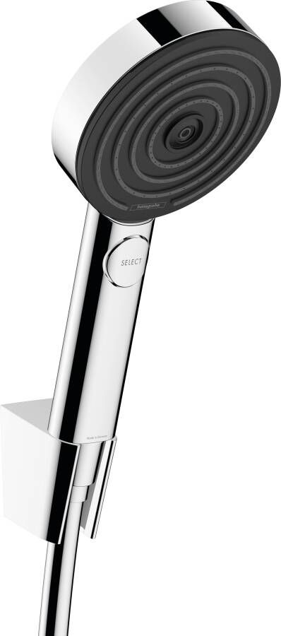 Hansgrohe Pulsify Select S handdoucheset met handdouche met 3 straalsoorten activation handdouchehouder en doucheslang 160 cm chroom