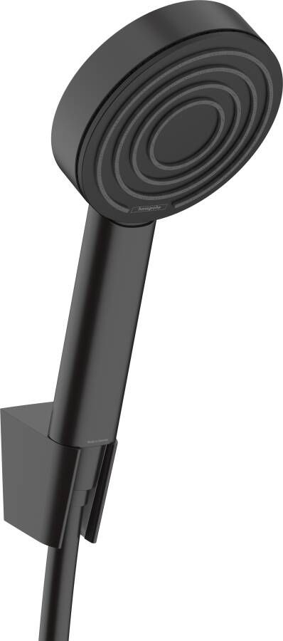 Hansgrohe Pulsify handdoucheset met handdouche handdouchehouder en doucheslang 125 cm mat zwart