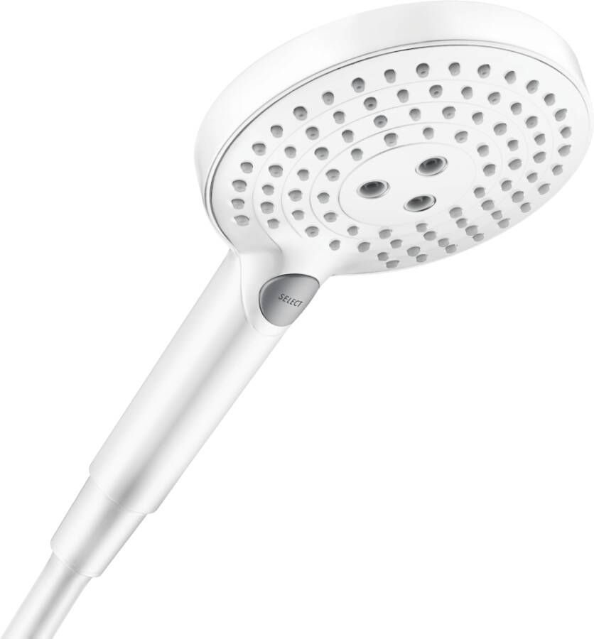 Hansgrohe Raindance Select S 120 handdouche 3 straalsoorten mat wit