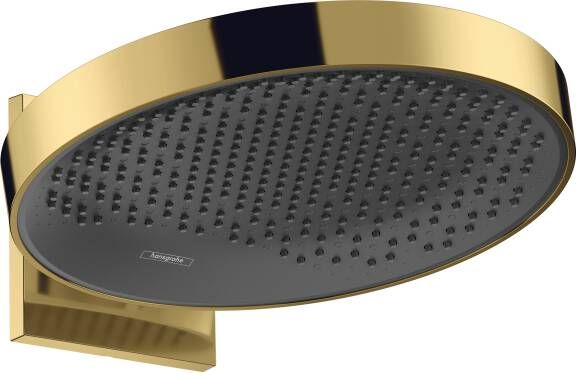 Hansgrohe Rainfinity PowderRain hoofddouche 360 1 straalsoort met douchearm 10-30° verticaal kantelbaar gepolijst goud