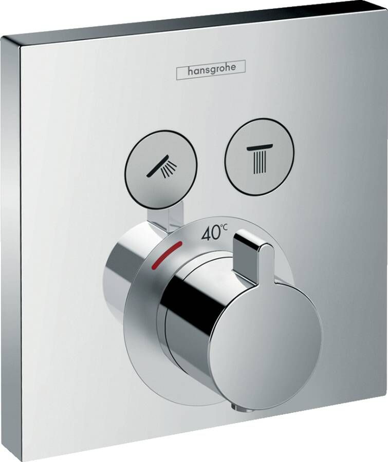 Hansgrohe Showerselect afbouwdeel voor inbouw douchethermostaat zonder uitloop met omstelling chroom