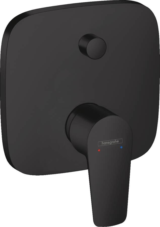 Hansgrohe Talis E afbouwdeel voor ééngreeps inbouw badmengkraan zonder uitloop met omstelling en zekerheidscombinatie mat zwart