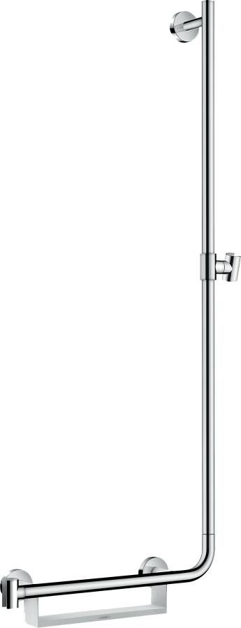 Hansgrohe unica comfort glijstang 110 rechts met greep links chroom wit 26404400