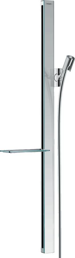 Hansgrohe Unica`E glijstang m. Isiflex`B doucheslang 160cm en casetta`E zeepschaal 90cm chroom 27640000 - Foto 2