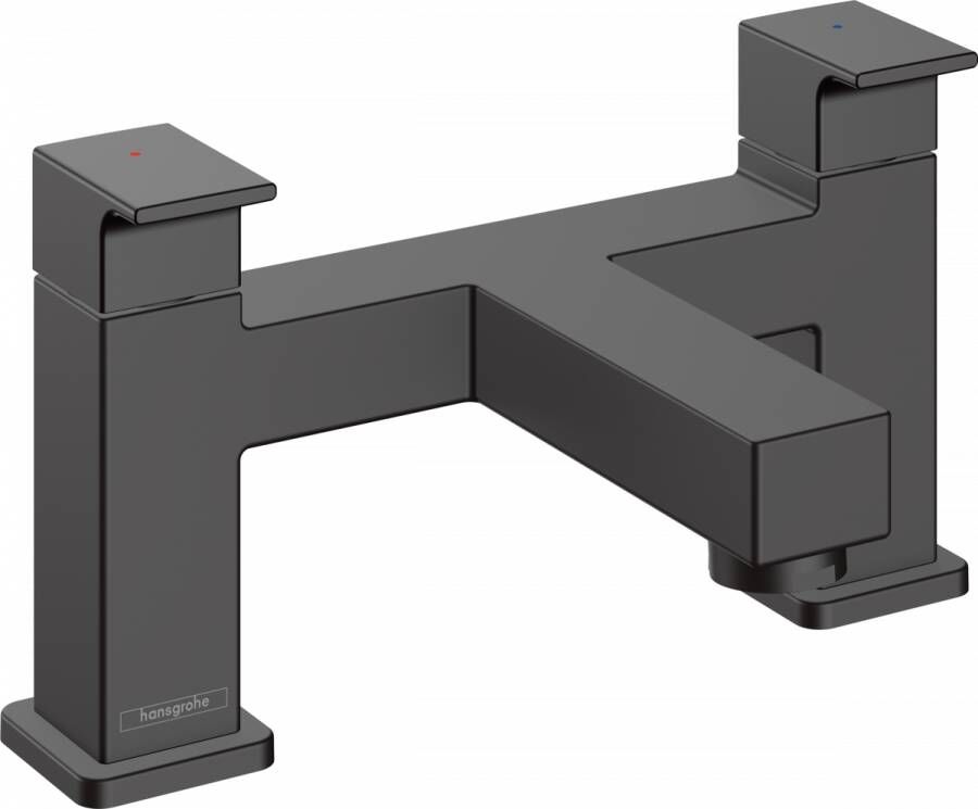 Hansgrohe Vernis badkraan 2-gats badrand mat zwart 71452670