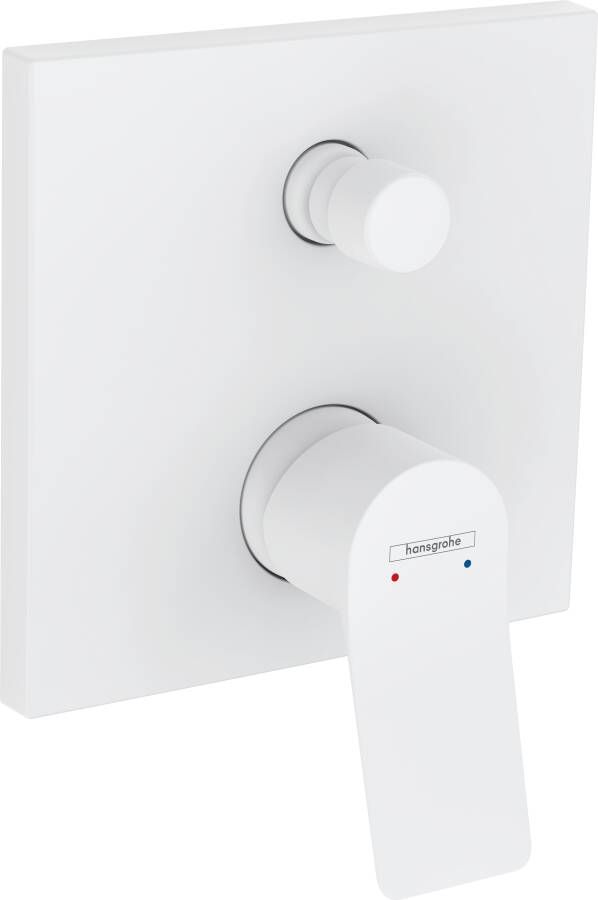 Hansgrohe Vivenis ééngreeps badmengkraan inbouw met geïntegreerde zekerheidscombinatie EN1717 wit mat 75416700