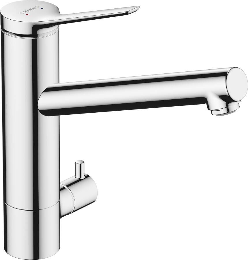 Hansgrohe Zesis M33 ééngreeps keukenmengkraan 200 met stopkraan voor keukenapparatuur CoolStart 1jet chroom