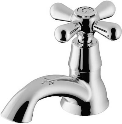 Hotbath Amice klassieke toiletkraan et kruisgreep 9 7 cm chroom