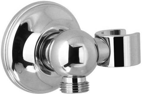 Douche Concurrent Douchekophouder Hotbath Amice met Doucheaansluiting Glans Chroom