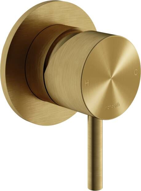 Hotbath Archie Inbouw douche mengkraan BBP Geborsteld Messing PVD AR031BBP