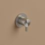 Hotbath Archie Flag AF031EXT afbouwdeel voor inbouw douchemengkraan RVS 316 Geborsteld Messing PVD - Thumbnail 1