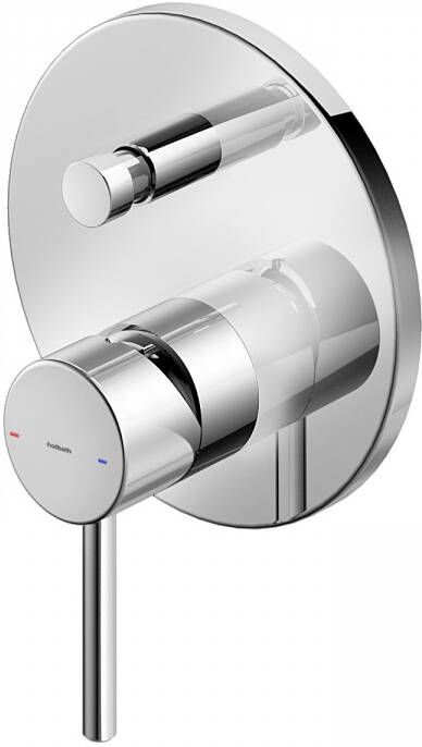 Douchekraan Hotbath Buddy Inbouw Thermostatisch Rond Glans Chroom 1 Greeps met Omstelling - Foto 2