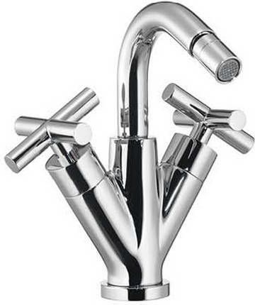 Douche Concurrent Bidetkraan Hotbath Chap Opbouw Rond Geborsteld Nikkel - Foto 3