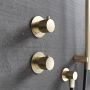 Hotbath Cobber CB7009 inbouw thermostaat 2-weg omstel horizontaal verticaal Mat Zwart - Thumbnail 1