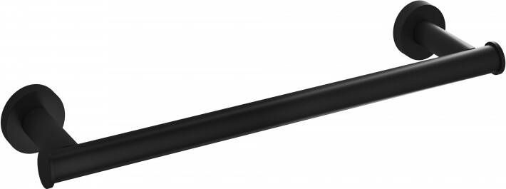 Hotbath Cobber CBA06 handdoekstang 34 cm mat zwart