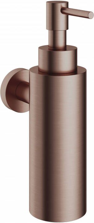 Hotbath Cobber zeepdispenser wandmodel 17 8 x 5 x 10 9 cm geborsteld koper PVD