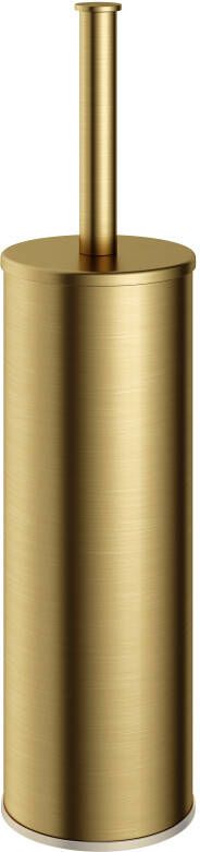 Hotbath Cobber vrijstaande toiletborstelset 34 x 8 2 x 8 2 cm geborsteld messing PVD - Foto 1