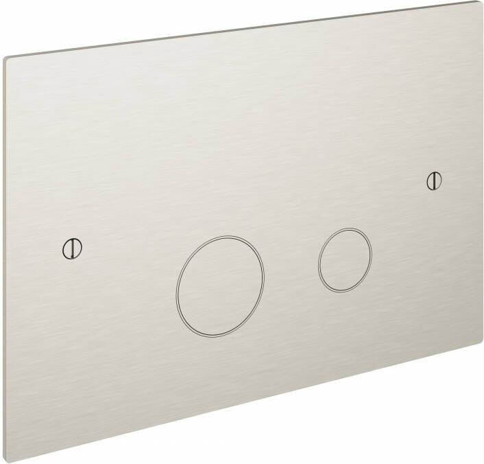 Hotbath Cobber bedieningspaneel geschikt voor Geberit UP320 17 x 25 x 0 4 cm geborsteld nikkel - Foto 2
