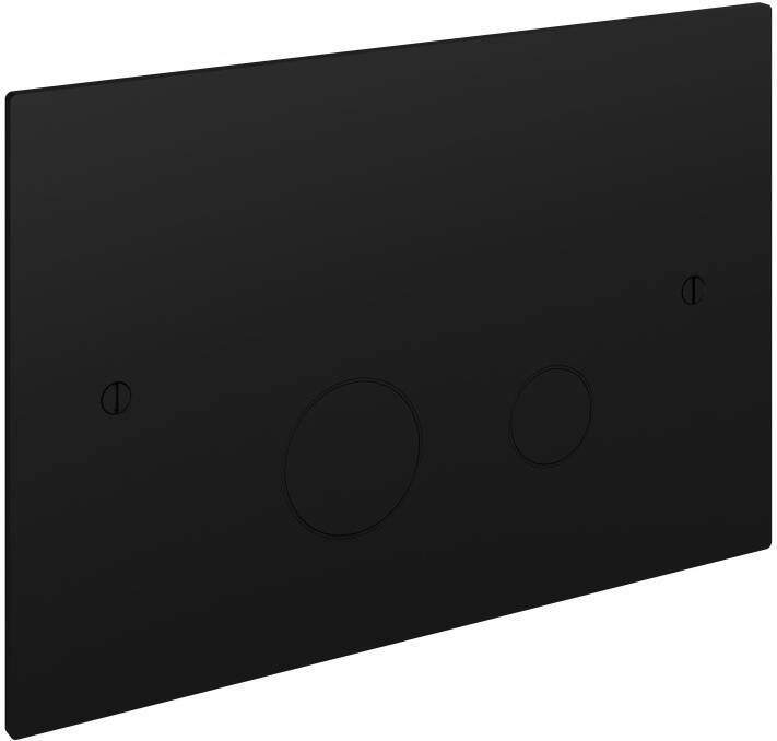 Hotbath Cobber bedieningspaneel geschikt voor Geberit UP320 17 x 25 x 0 4 cm mat zwart