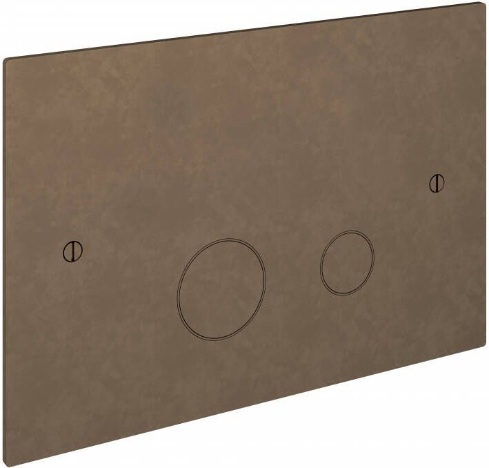 Hotbath Cobber bedieningspaneel geschikt voor Geberit UP320 17 x 25 x 0 4 cm verouderd messing - Foto 2