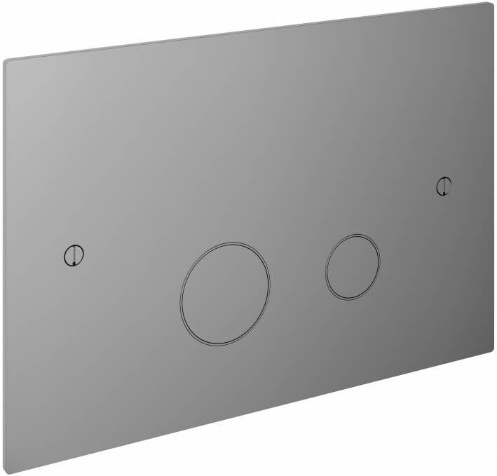 Hotbath Cobber bedieningspaneel geschikt voor Geberit UP320 17 x 25 x 0 4 cm zwart chroom