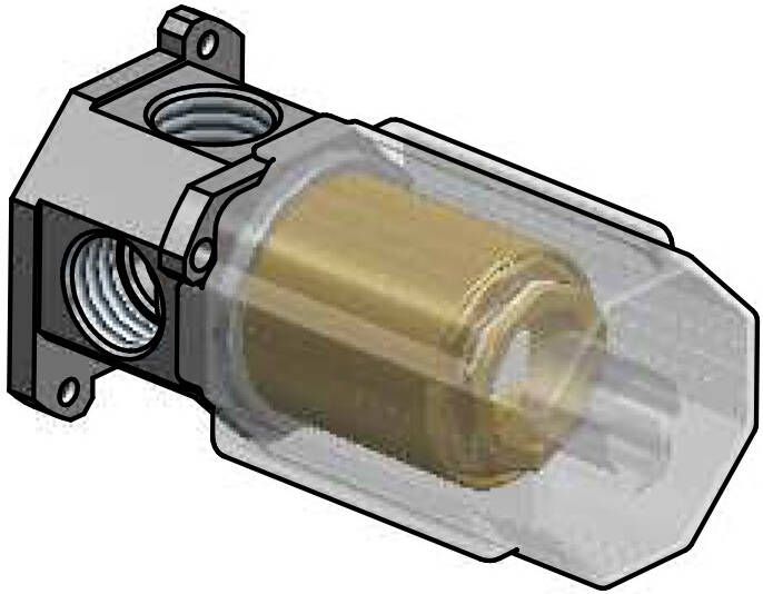 Hotbath Cobber inbouwdeel voor CB031(Q) inbouw douchemengkraan