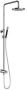 Hotbath Cobber M438 regendoucheset met omstel en 150cm doucheslang met 20cm ronde hoofddouche ronde handdouche messing gepolijst PVD M438NBP - Thumbnail 3