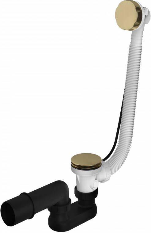 Hotbath Badoverloop Cobber Combinatie Verlengd Geborsteld Messing Living Colours - Foto 2