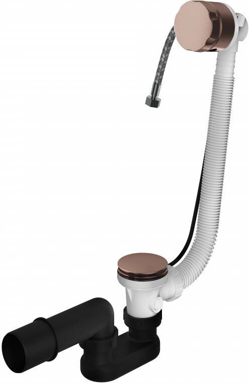 Hotbath Pal verlengde badoverloop met vulcombinatie koper geborsteld PVD P033BCP - Foto 2