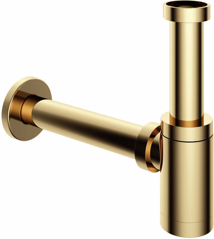 Hotbath Fontein Sifon Cobber Rond Gepolijst Messing Living Colours