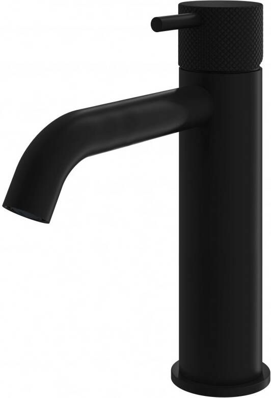 Hotbath Cobber X wastafelmengkraan zonder waste medium 21 6 x 13 5 cm mat zwart - Foto 3