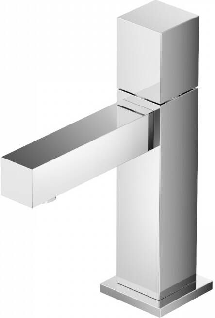 Hotbath Cobber 1-hendel wastafelmengkraan 21 6 cm hoog met gebogen uitloop van 13 5 cm verouderd ijzer - Foto 3