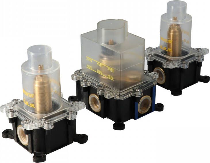 Hotbath Buddy HB007 inbouwbox voor inbouw thermostaat met 2 stopkranen
