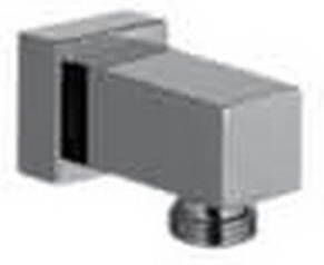 Douche Concurrent Wanduitlaat Hotbath Mate 1 2 Vierkant Geborsteld Nikkel - Foto 2